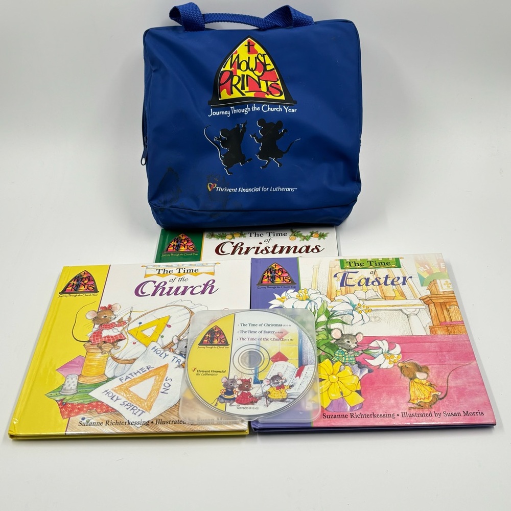 Mouse Prints Journey Through the Church Year Book Set & CD
